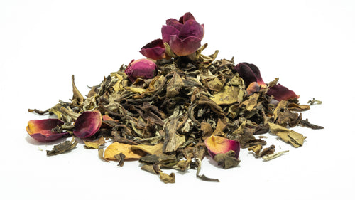 Bud of Rose with White Tea