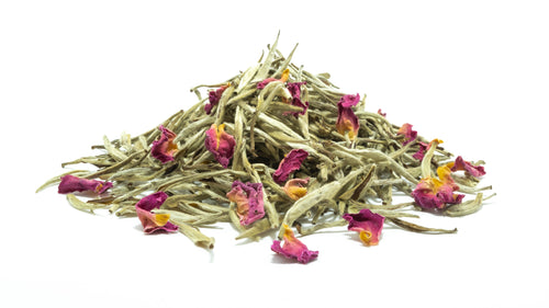 Silver Needle with Rose