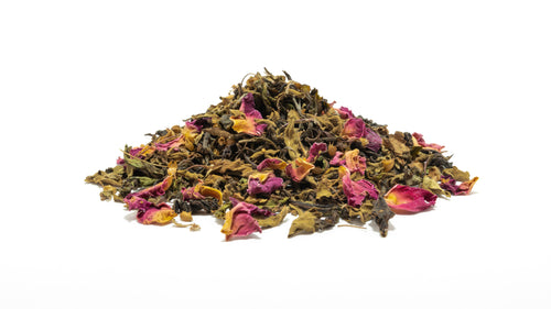 Tulasi Tea with Rose Petals